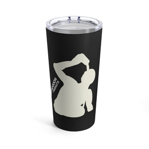 Open image in slideshow, B Logo Black Tumbler 20oz
