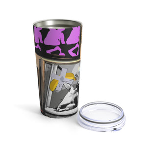 Pink Banana Art Tumbler 20oz