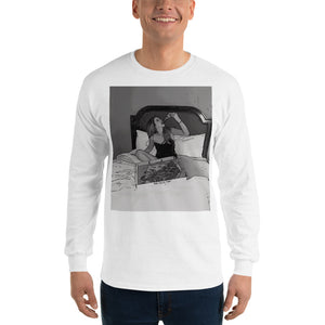 Open image in slideshow, Cartoon Matilda WHITE Long Sleeve T-Shirt
