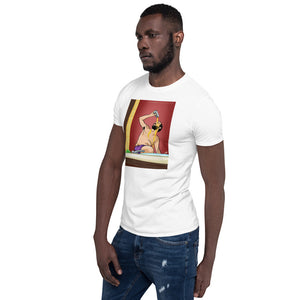 Max Plank Sketch (Color / WHITE ) Short-Sleeve Unisex T-Shirt