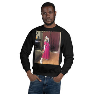 Open image in slideshow, Cartoon Princess Swerve (Color) BLACK Unisex Sweatshirt
