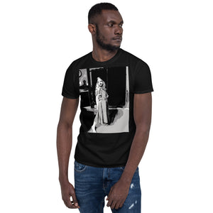 Open image in slideshow, Princess Swerve (B/W) BLACK Short-Sleeve Unisex T-Shirt
