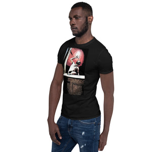 Cartoon Beer Shower (Color) BLACK Short-Sleeve Unisex T-Shirt