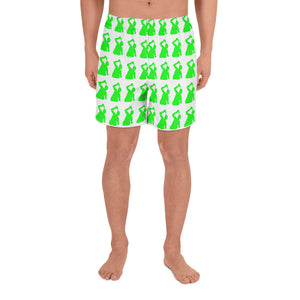 Open image in slideshow, Light green logo Men&#39;s Athletic Long Shorts
