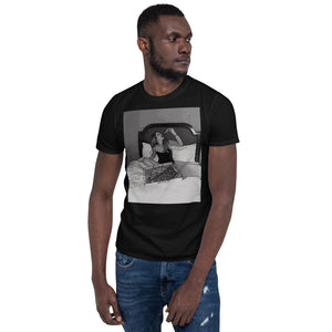 Open image in slideshow, Cartoon Matilda Pizza BLACK Short-Sleeve Unisex T-Shirt
