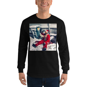 Open image in slideshow, A Very Trashy Xmas BLACK Men’s Long Sleeve Shirt
