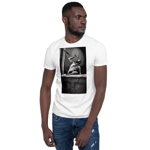 Open image in slideshow, Cartoon Beer Shower WHITE Short-Sleeve Unisex T-Shirt
