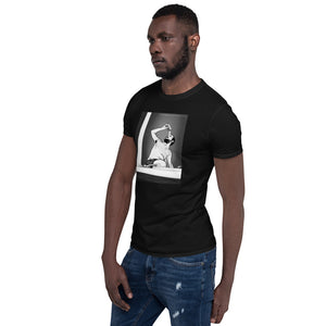 Max Plank Sketch (BW/ BLACK) Short-Sleeve Unisex T-Shirt