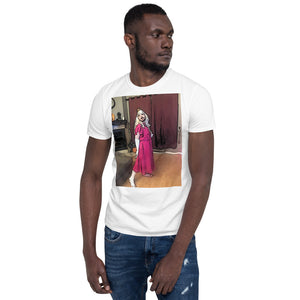 Open image in slideshow, Cartoon Princess Swerve (Color) WHITE Short-Sleeve Unisex T-Shirt
