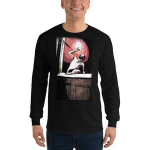 Open image in slideshow, Cartoon Beer Shower (Color) BLACK Long Sleeve T-Shirt
