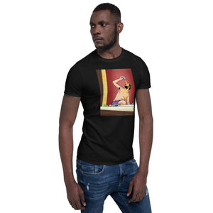 Max Plank Sketch (Color/ BLACK) Short-Sleeve Unisex T-Shirt