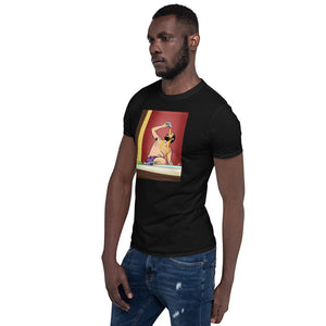 Max Plank Sketch (Color/ BLACK) Short-Sleeve Unisex T-Shirt