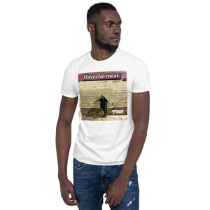 Open image in slideshow, Fivr Meat Cartoon Short-Sleeve Unisex T-Shirt
