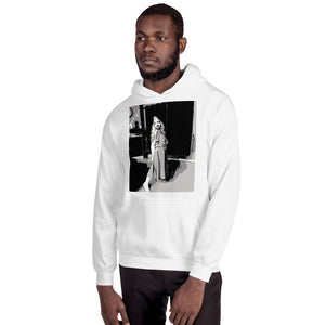 Open image in slideshow, Princess Swerve (B/W) WHITE Unisex Hoodie
