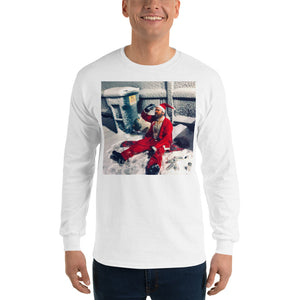 Open image in slideshow, A Very Trashy Xmas WHITE Men’s Long Sleeve Shirt
