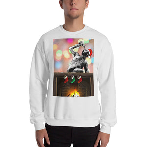 Open image in slideshow, Christmas Beer Shower WHITE Unisex Sweatshirt
