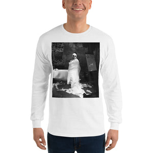 Open image in slideshow, TP Snowman WHITE Long Sleeve T-Shirt
