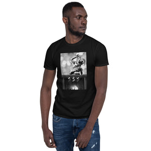 Open image in slideshow, Christmas Beer Shower (B/W) BLACK Short-Sleeve Unisex T-Shirt
