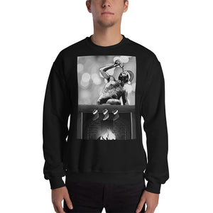 Open image in slideshow, Christmas Beer Shower (B/W) BLACK Unisex Sweatshirt
