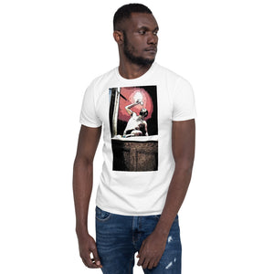 Open image in slideshow, Cartoon Beer Shower (Color) WHITE Short-Sleeve Unisex T-Shirt
