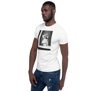 Max Plank Sketch (BW/ WHITE) Short-Sleeve Unisex T-Shirt