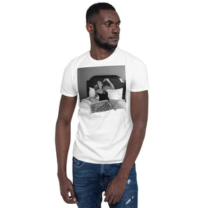 Open image in slideshow, Matilda Pizza WHITE Short-Sleeve Unisex T-Shirt
