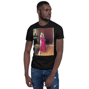 Open image in slideshow, Cartoon Princess Swerve (Color) BLACK Short-Sleeve Unisex T-Shirt
