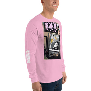 Banana Pink Men’s Long Sleeve Shirt