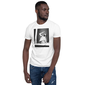 Open image in slideshow, Max Plank Sketch (BW/ WHITE) Short-Sleeve Unisex T-Shirt
