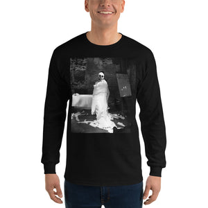 Open image in slideshow, TP Snowman BLACK Long Sleeve T-Shirt
