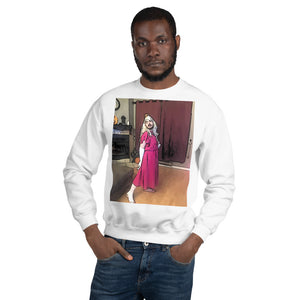 Open image in slideshow, Cartoon Princess Swerve (Color) WHITE Unisex Sweatshirt
