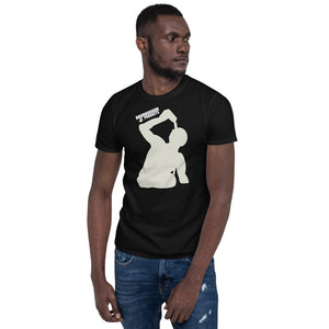 Open image in slideshow, B White Logo Short-Sleeve Unisex T-Shirt
