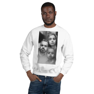 Open image in slideshow, Three Brandons WHITE Unisex Sweatshirt
