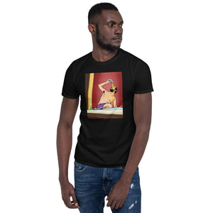 Open image in slideshow, Max Plank Sketch (Color/ BLACK) Short-Sleeve Unisex T-Shirt
