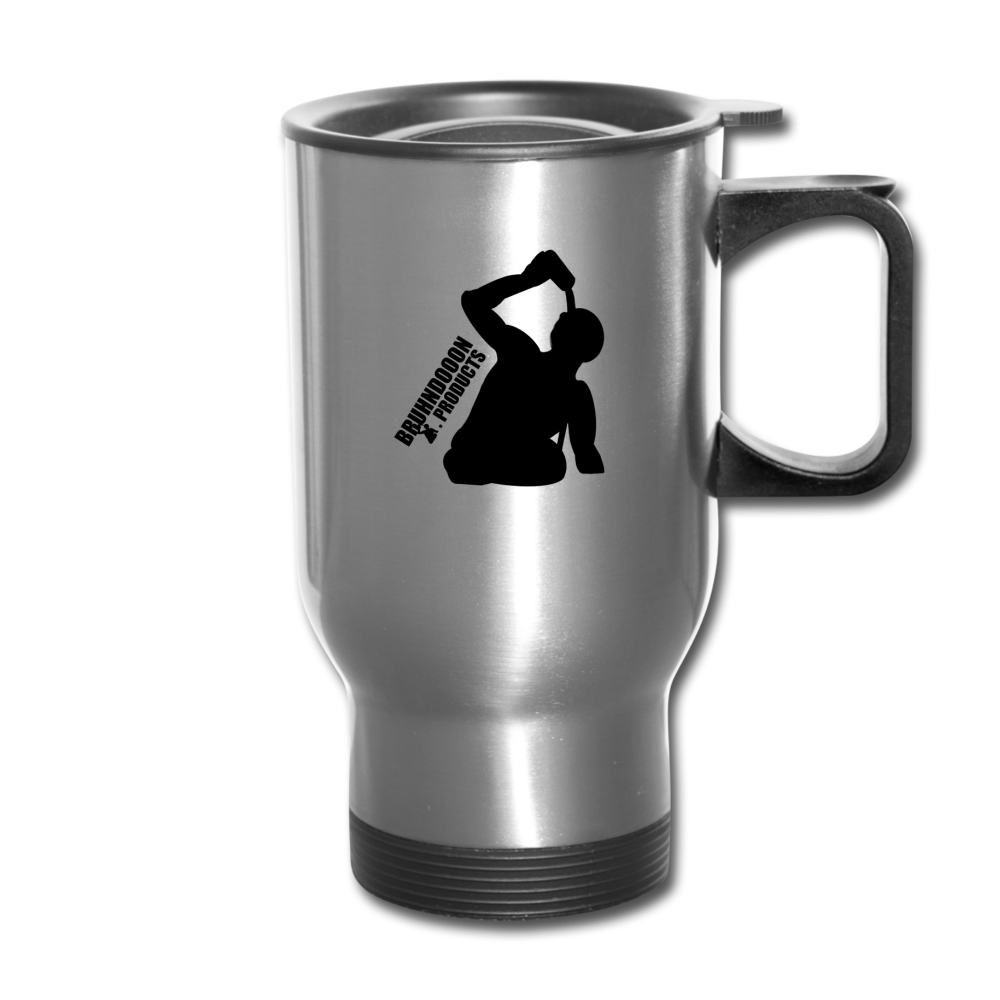 Logo Travel Mug - silver