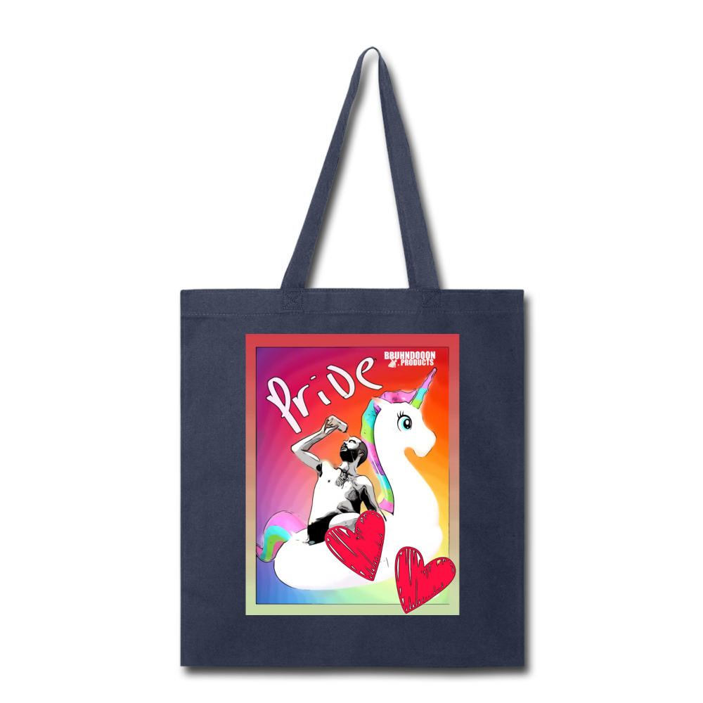 Pride Purple Tote Bag - navy